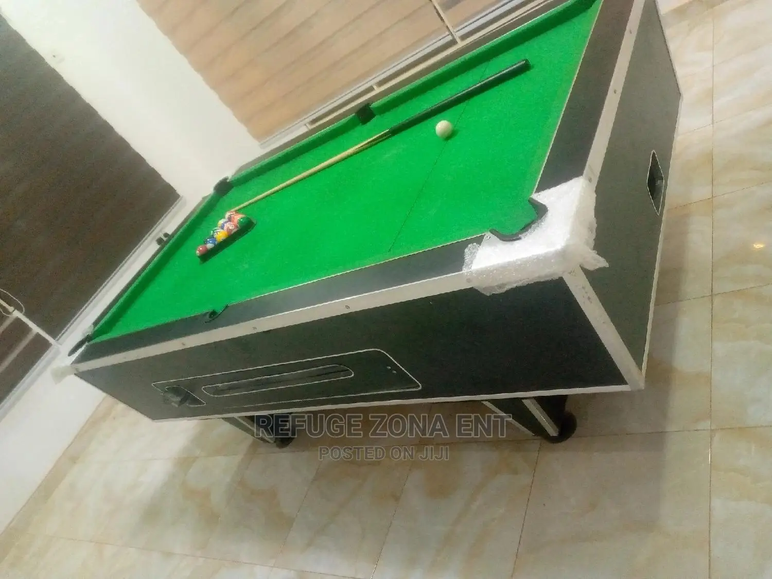 Coin Operated Marble Top Pool Table