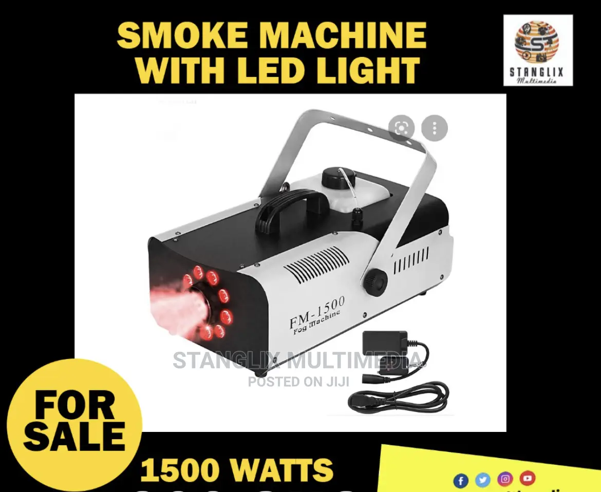 Smoke Machine With LED Light ( 1500 Watts)