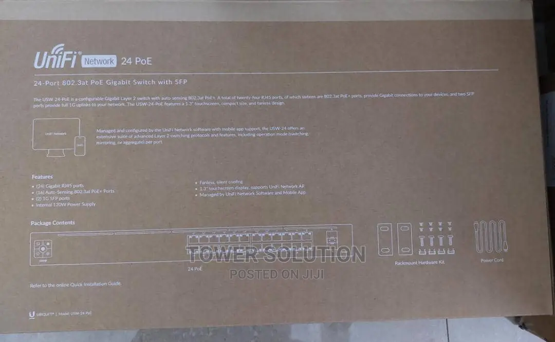 Unifi Switch 24port POE Ubiquity