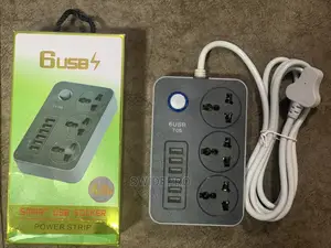 6 USB Charger Port + 3 Socket Extension Board