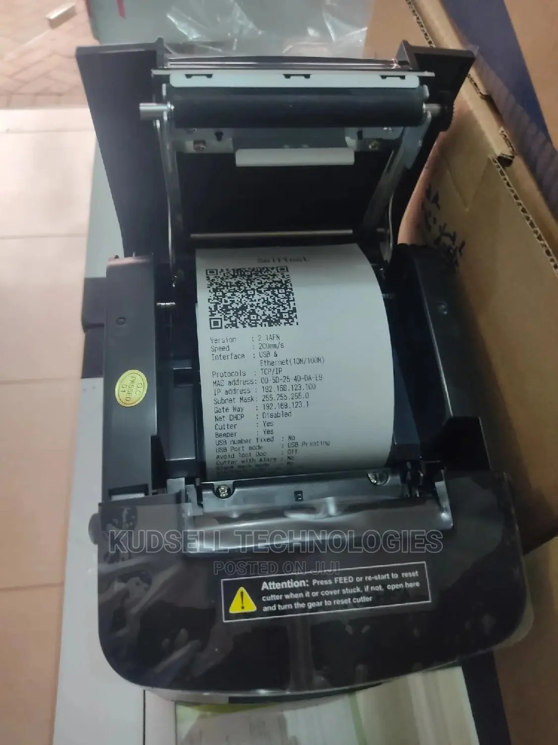 Thermal Recipet Xprinter 80x80mm Lan Printer