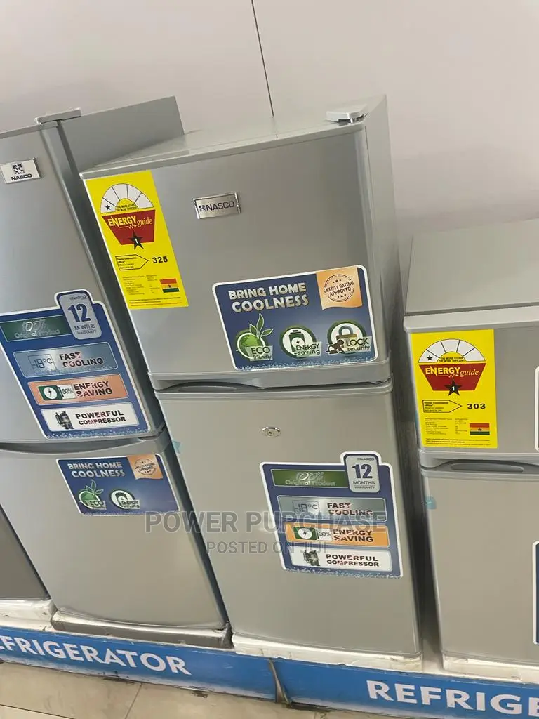 Reliable Nasco Double Door Fridge 118litres