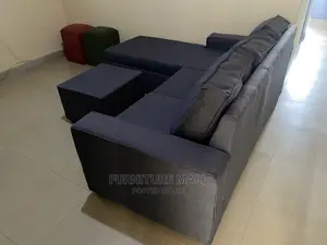 L Shaped Sofa With Centre Table . Free Delivery