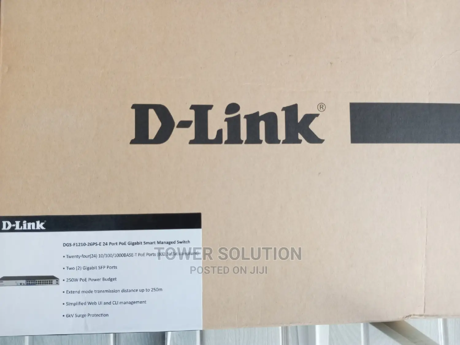 Dlink Switch DGS F1210-26p Poe Managed