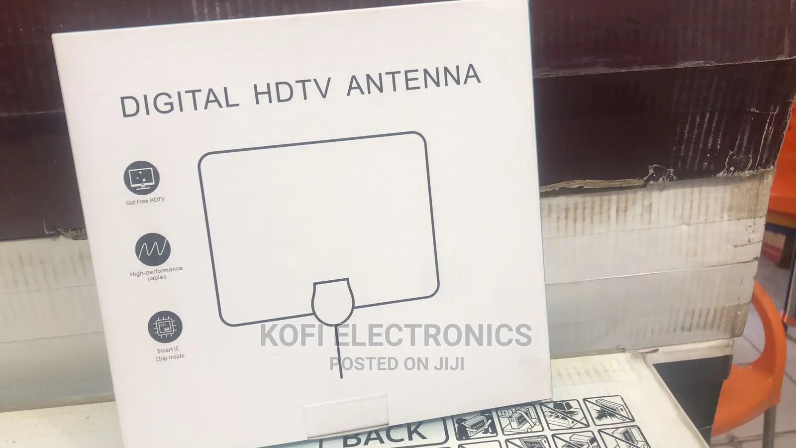 Original Aerial TV Digital HD Indoor HDTV 1080p Black