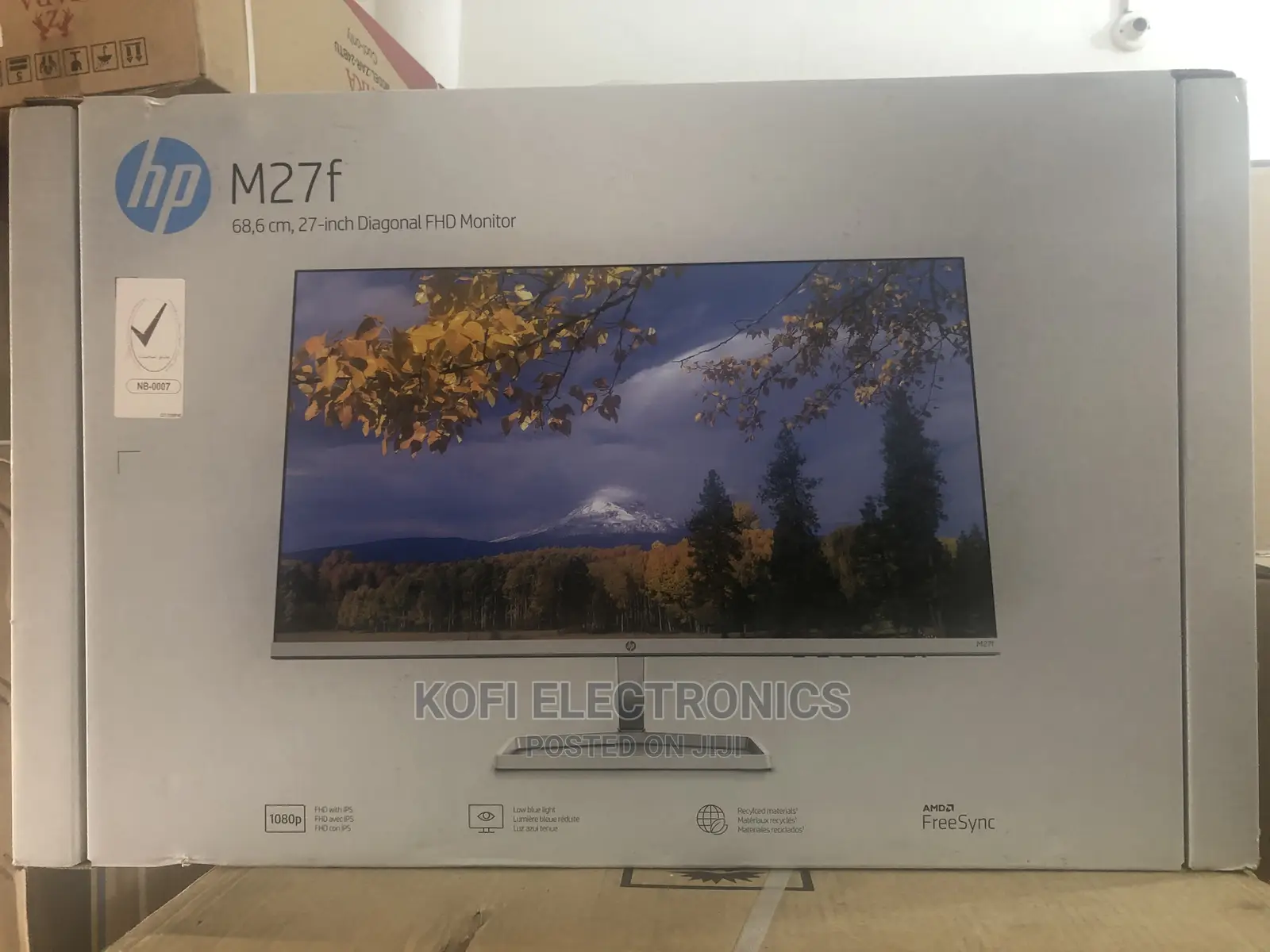 HP - 27" Ips LED Fhd Freesync Monitor (2 X Hdmi, Vga)