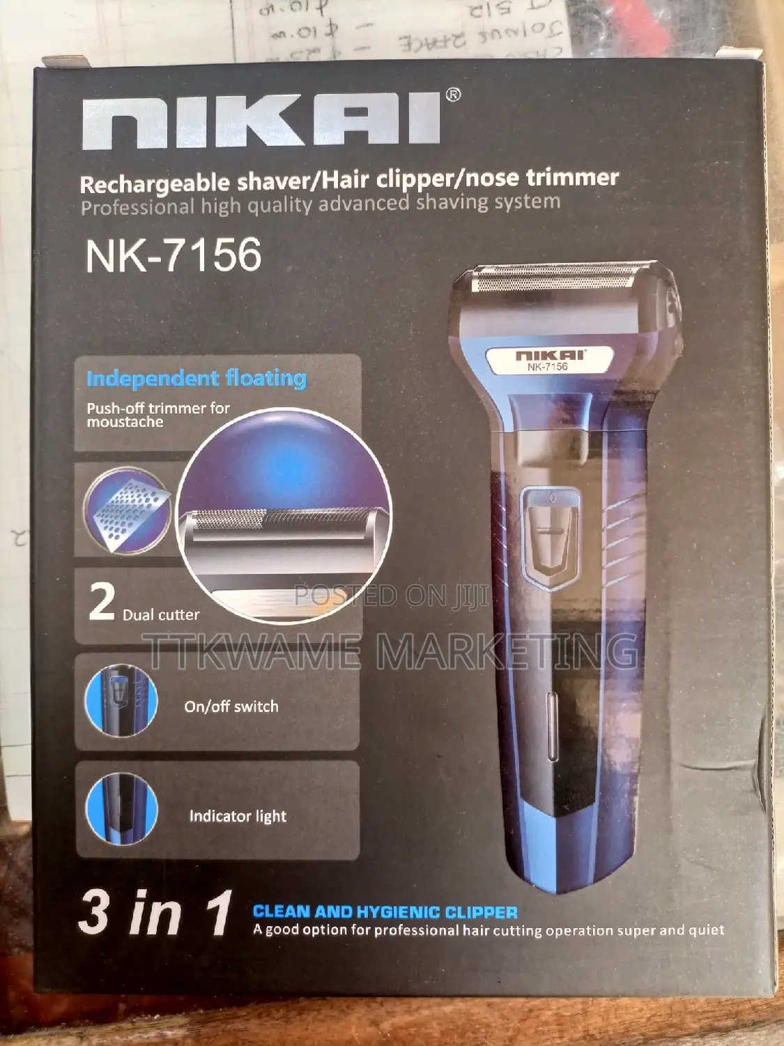 Nikai 3 in 1 Clippers