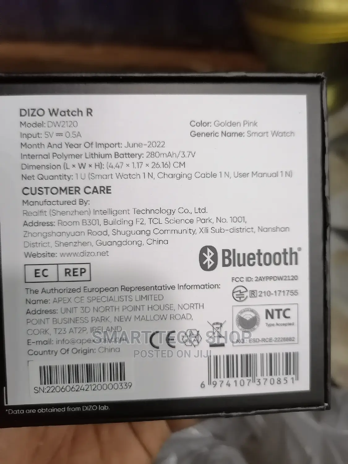 Realme Techlife DIZO Watch R Smart Watch With 12days Battery