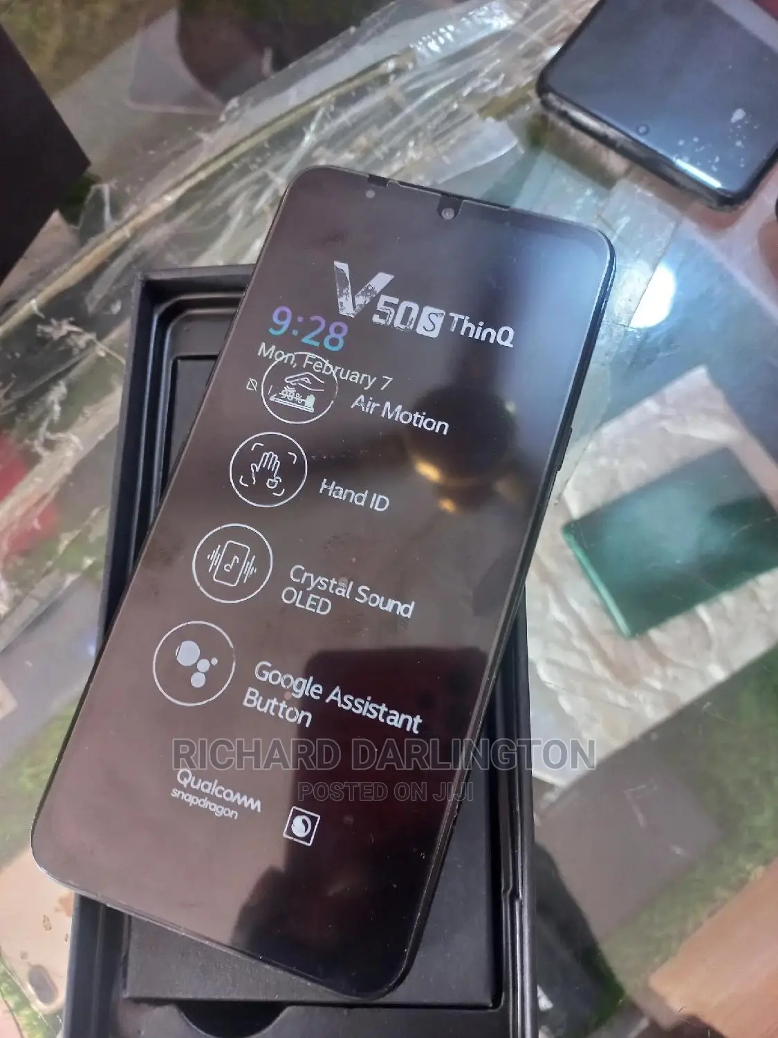New LG V50S Thinq 256 GB Black