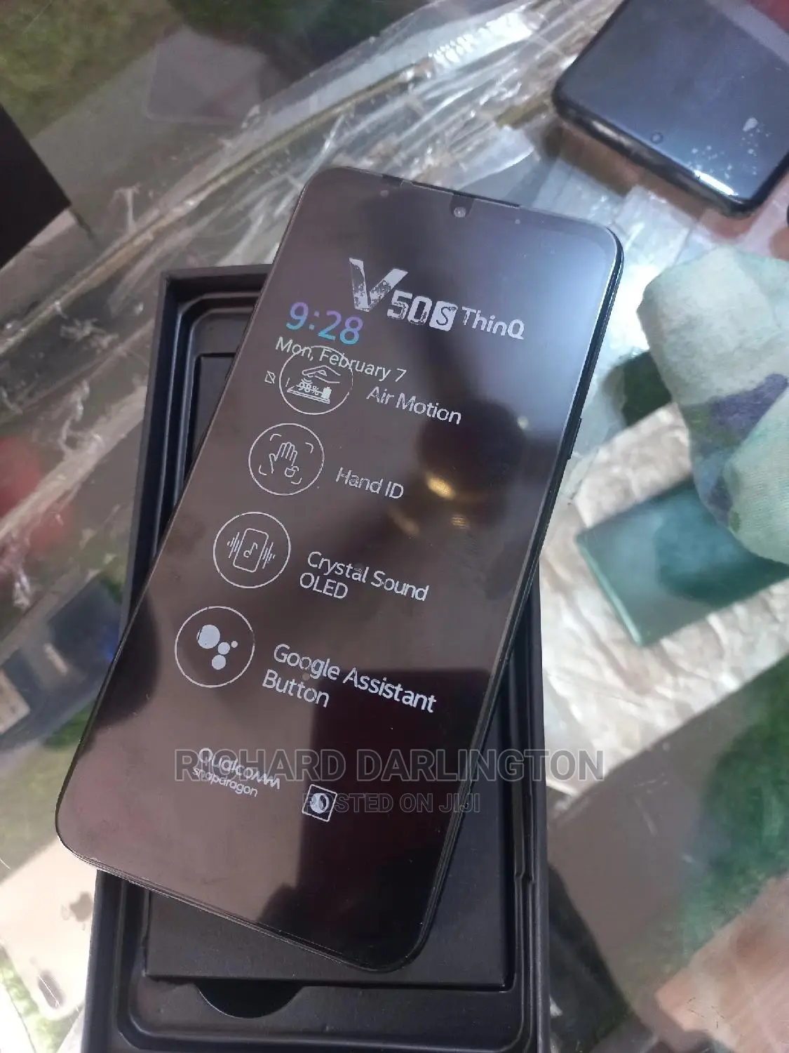 New LG V50S Thinq 256 GB Black