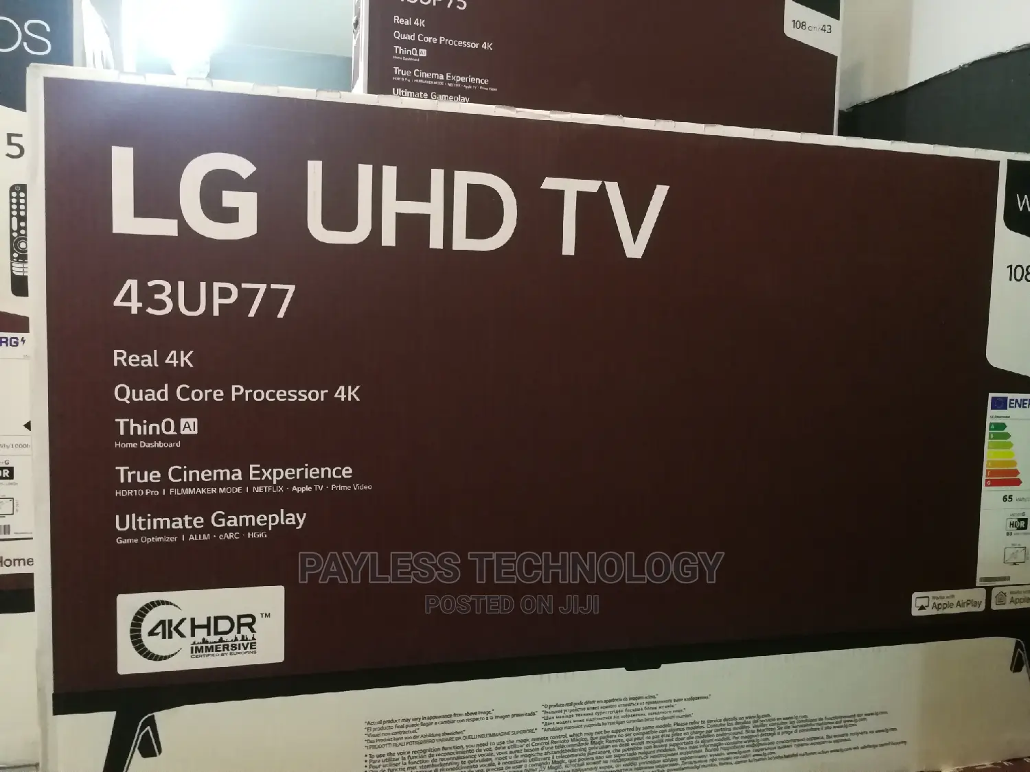 LG 43 Inches Smart Digital Satellite Televisions