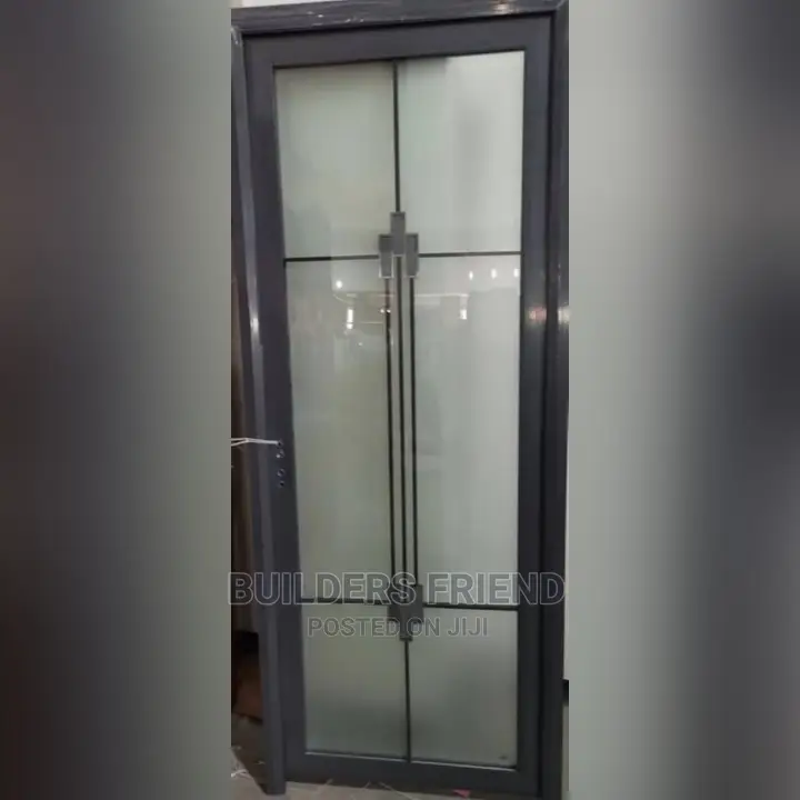 Waterproof Tempered Glass Bath Doors+Locks With Frame