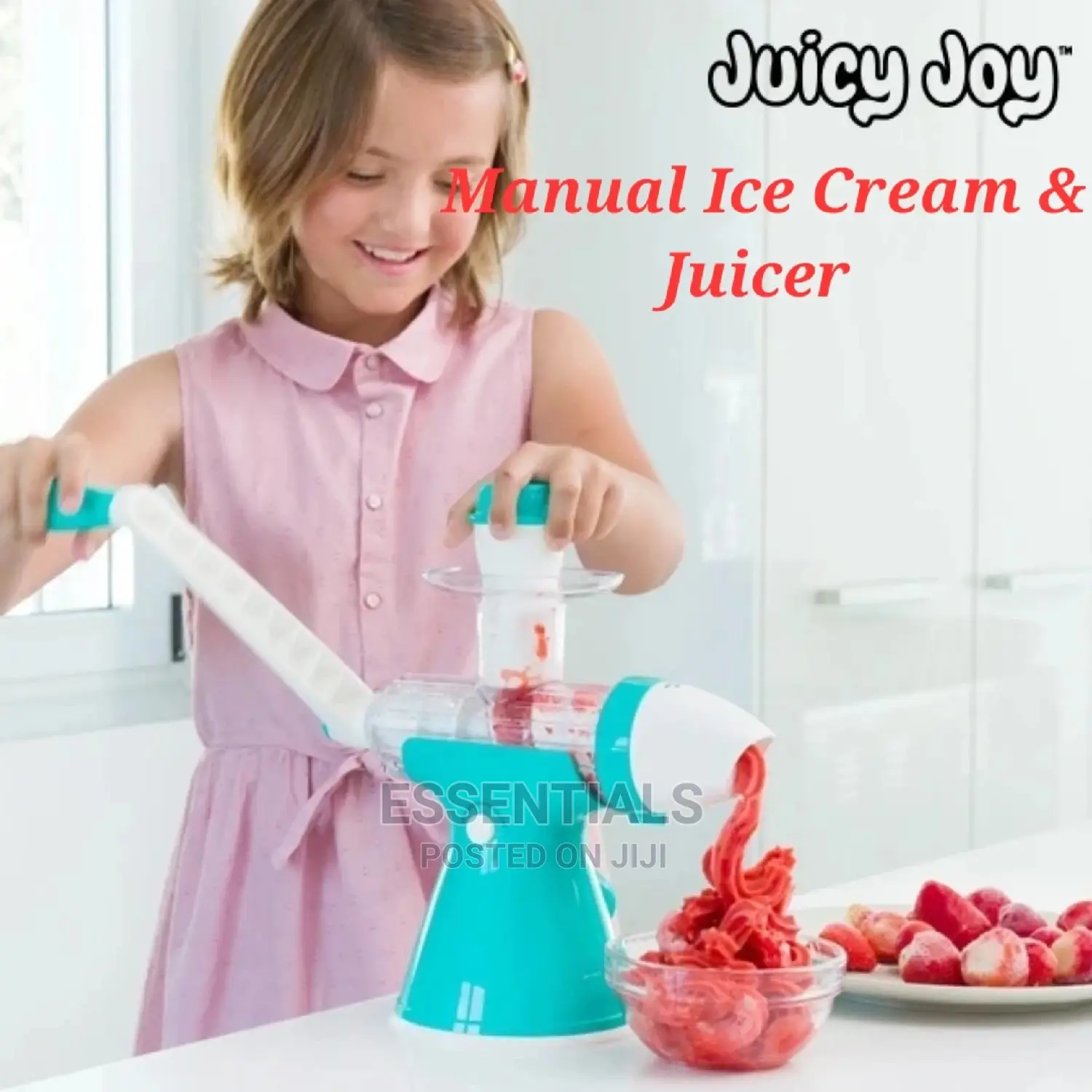 Manual Juicer and Ice Cream Maker