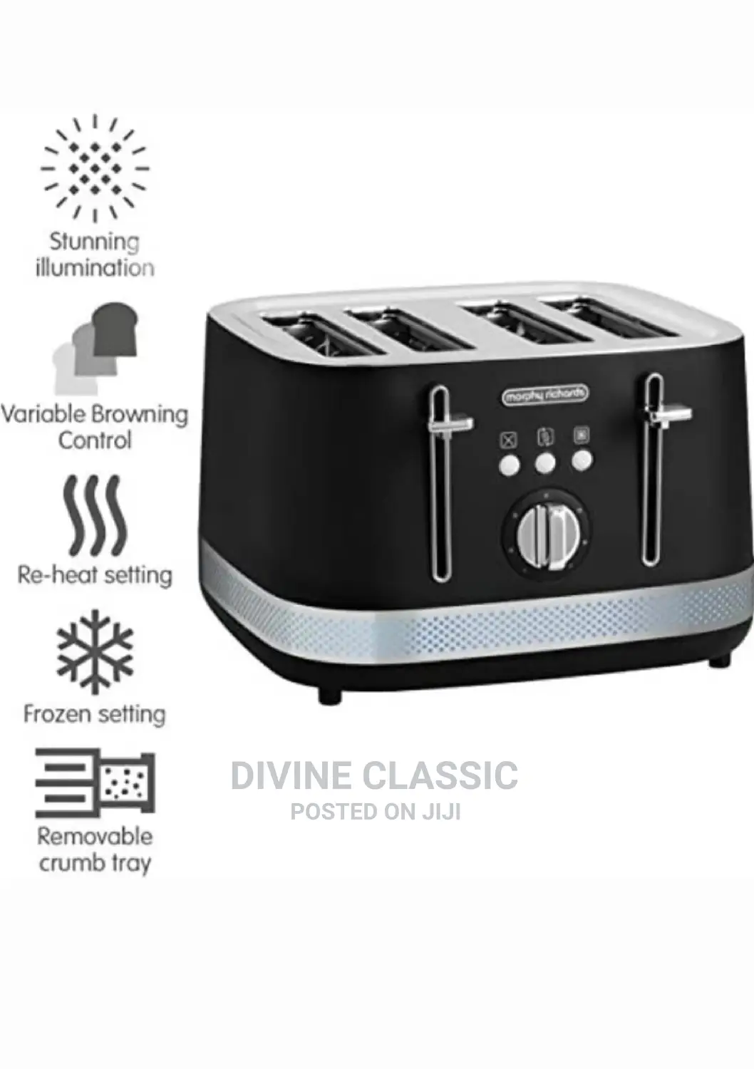 Morphy Richards 4 Slice Pop Up Toaster