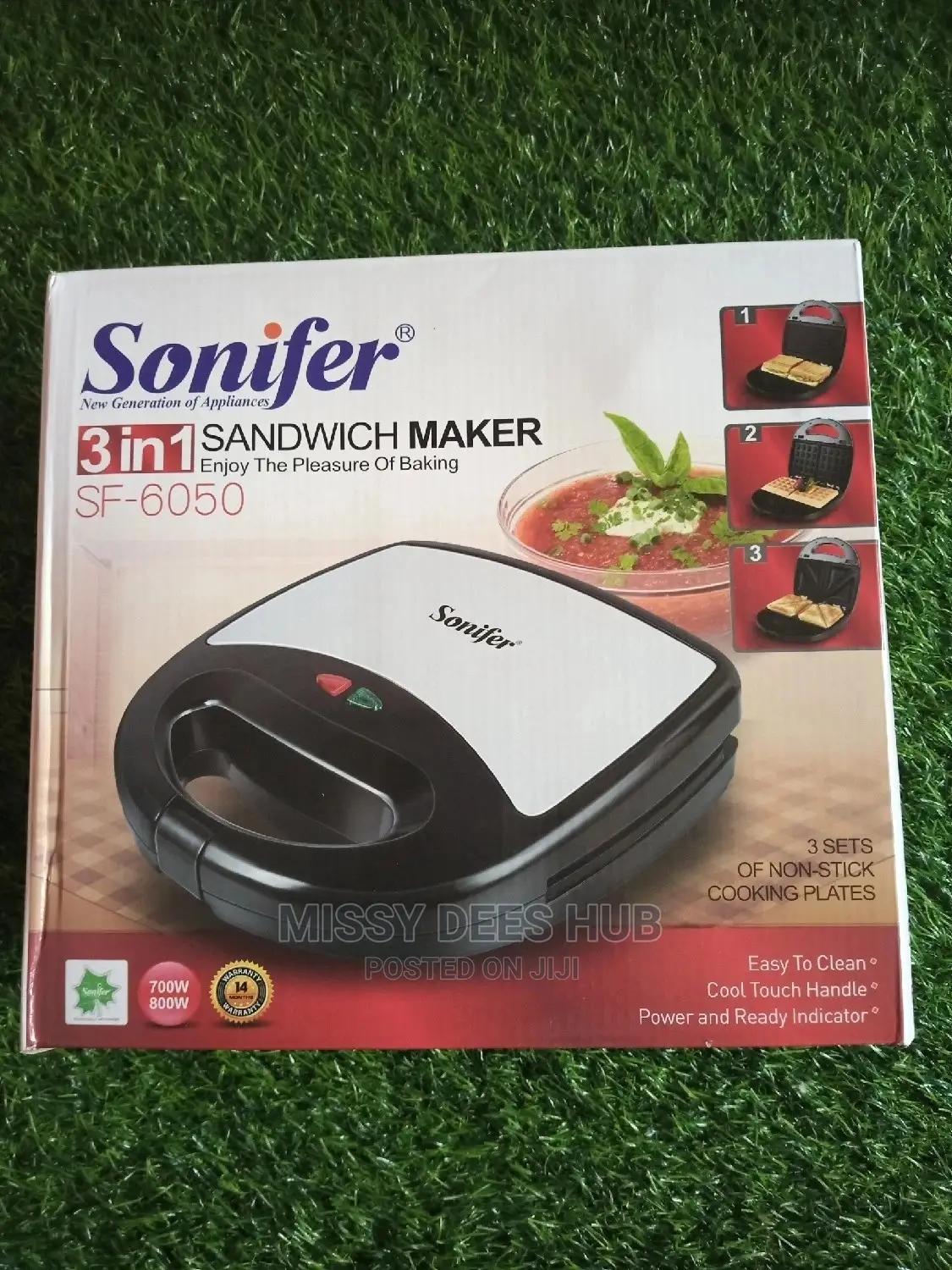 3-in-1 Sonifer Sandwich Maker