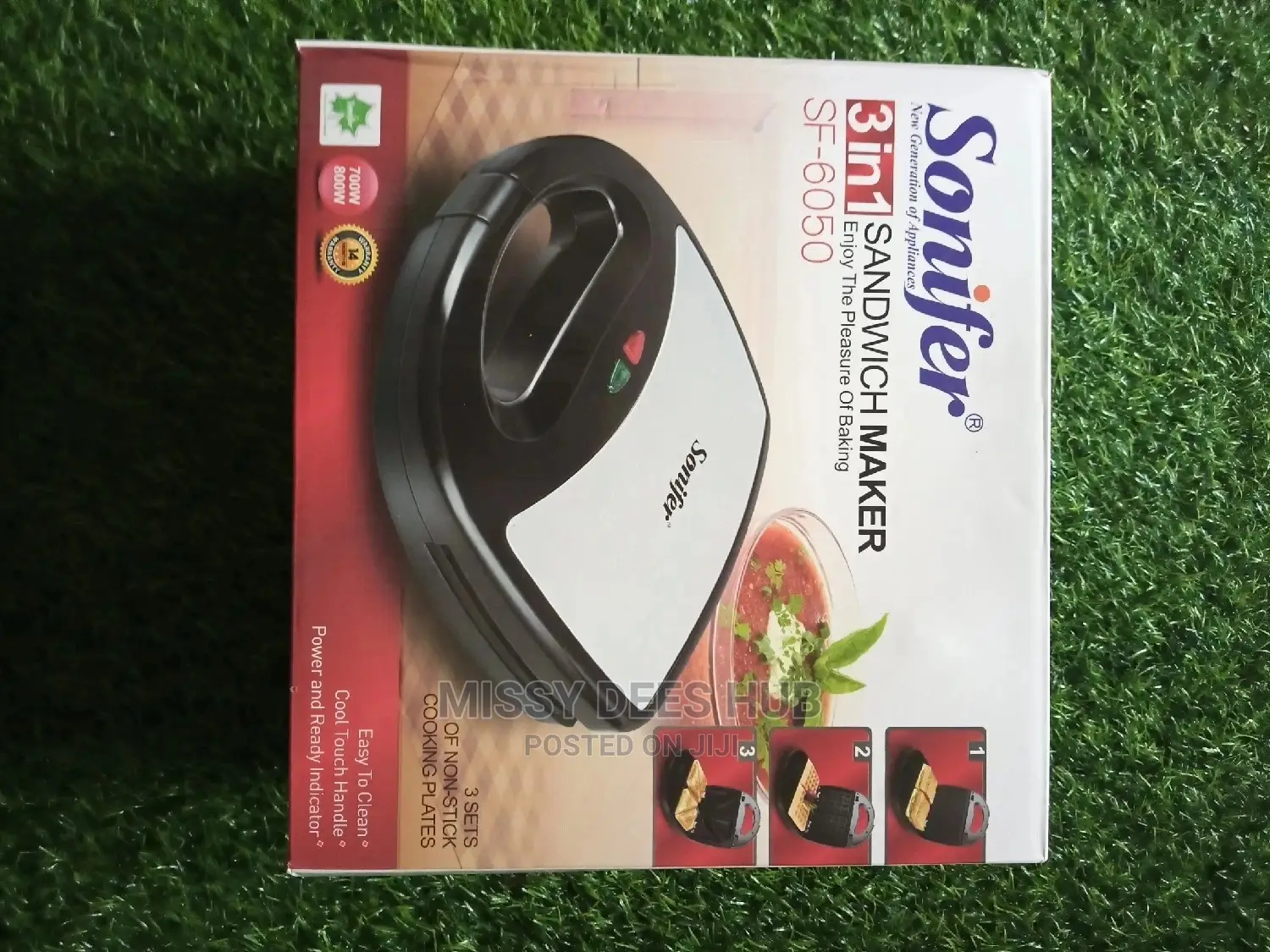 3-in-1 Sonifer Sandwich Maker