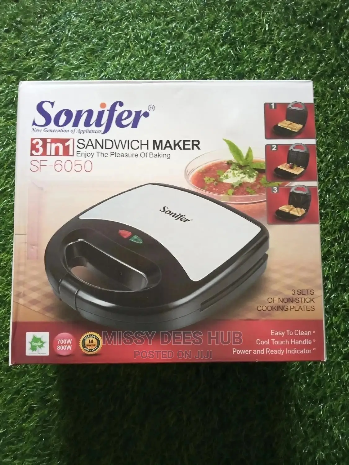 3-in-1 Sonifer Sandwich Maker