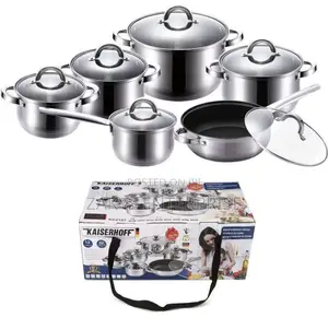 Stainless Steel 12pcs Cookware