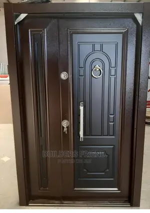 Classic Turkish One Half Heavyduty Security Entrance Door