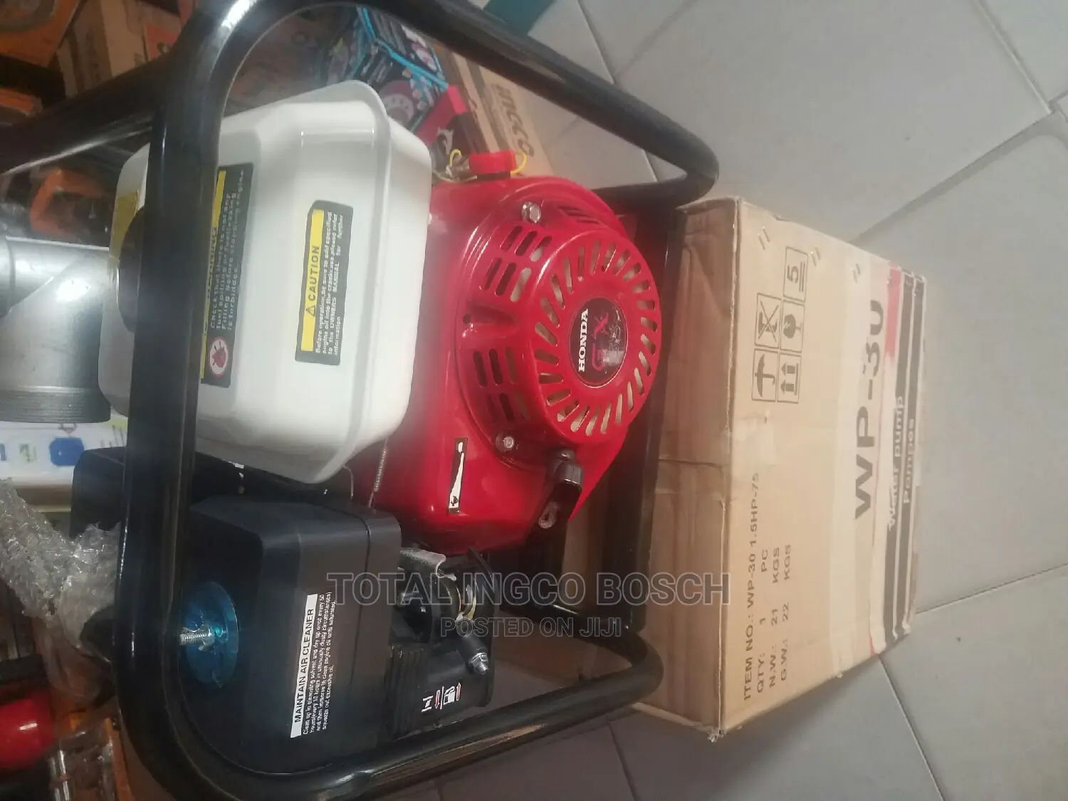 3 Inches Honda Petrol Water Pump (6.5hp) + 5yards Inlet +