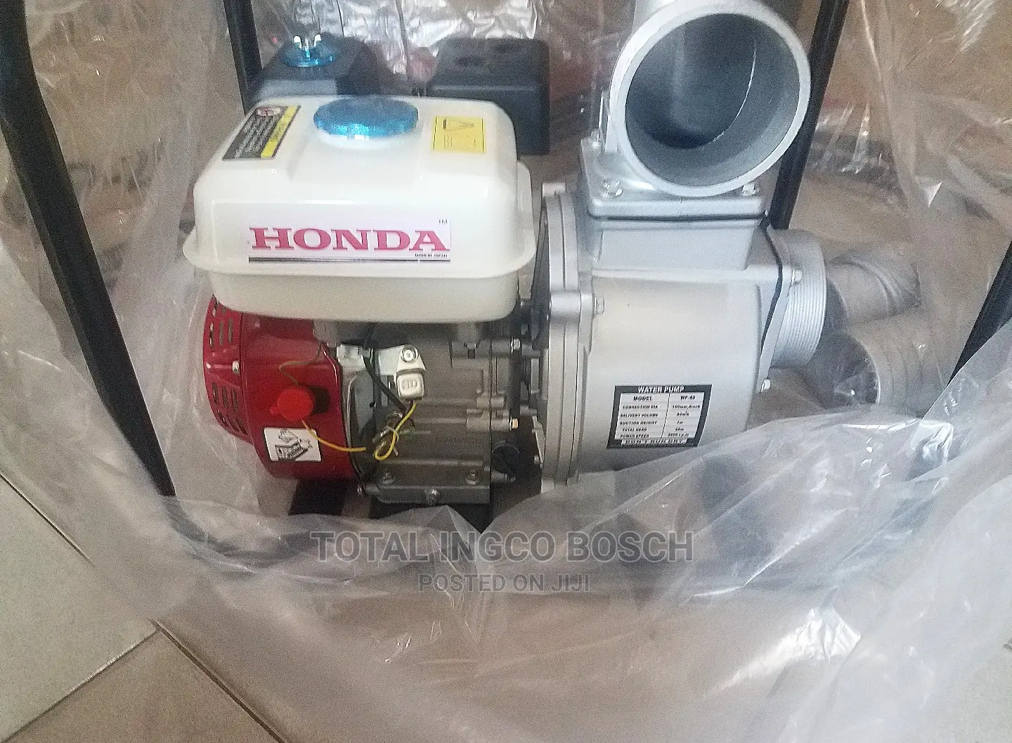 Water Pump Honda 4 Inches Gasoline Water Pump 7hp With Inlet Of 5yards