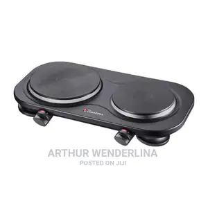 Binatone ECP-210 Electric Hot Plate – 2 Burner Black