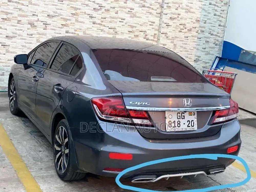 Honda Civic 2013 - 2015 Diffuser
