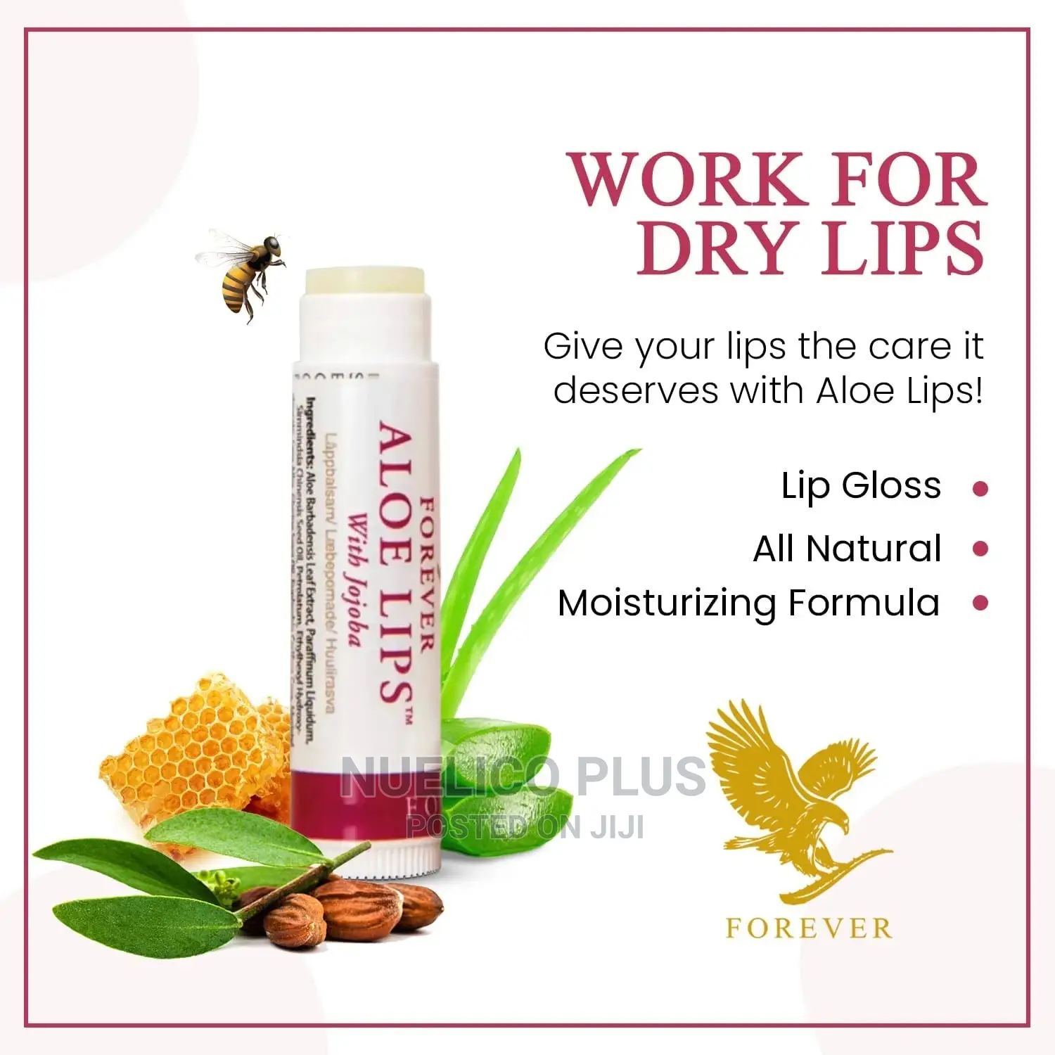 Aloe Lips With Jojoba, Chapstick, Lip Balm, Very Healing