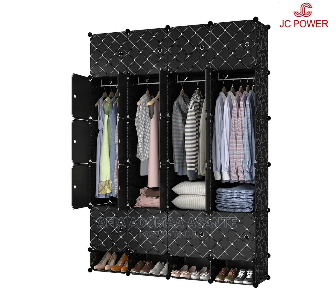 20 Cubes Plastic Wardrobe