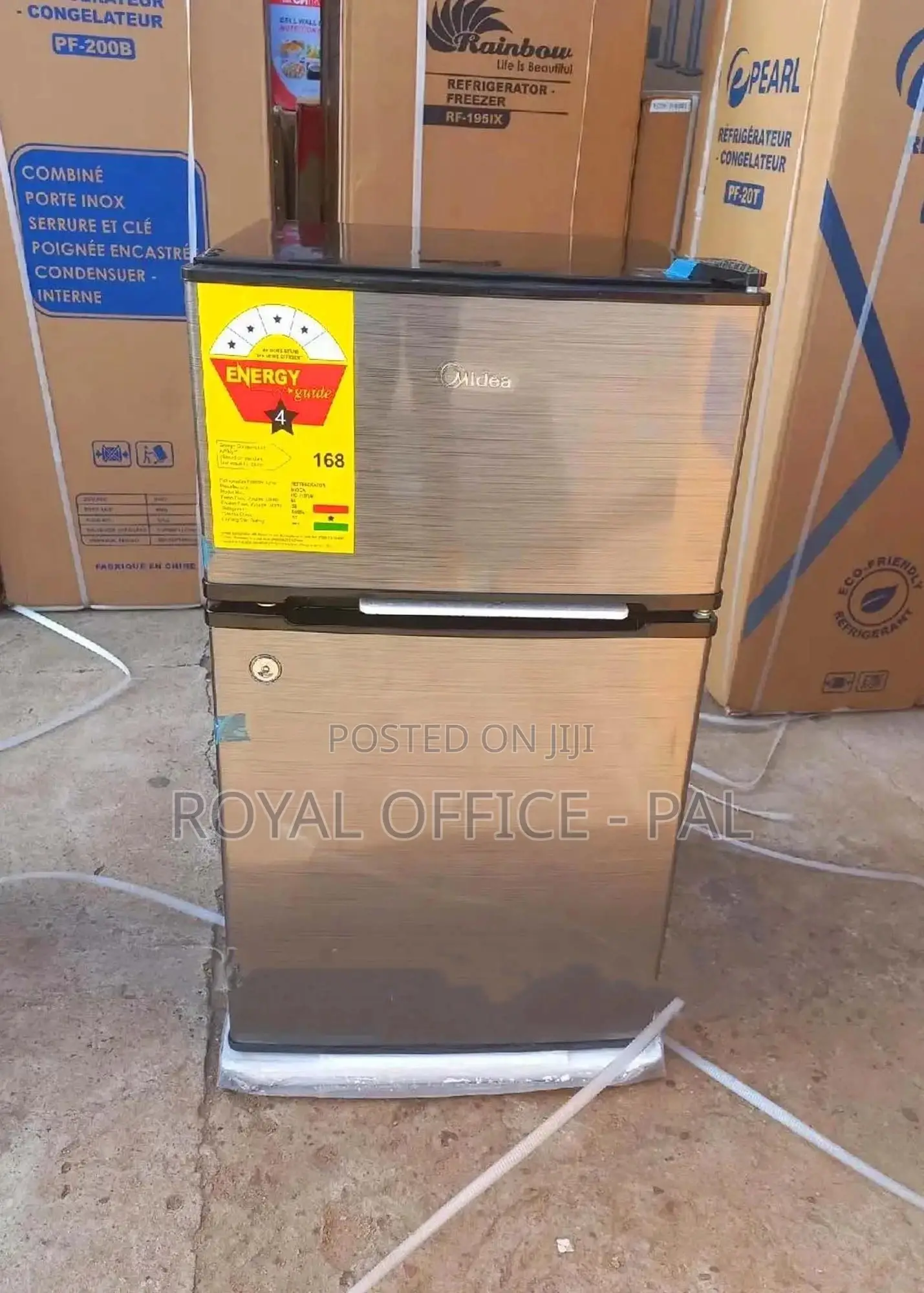 Dazzling Midea Double Door Fridge 87 Litres
