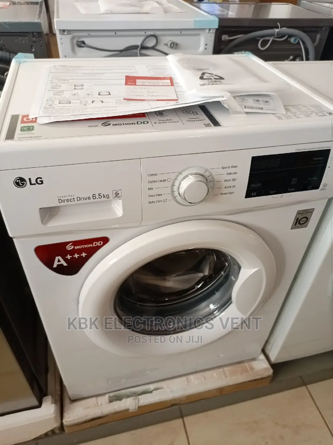 LG 6.5KG Front Load Washing Machine