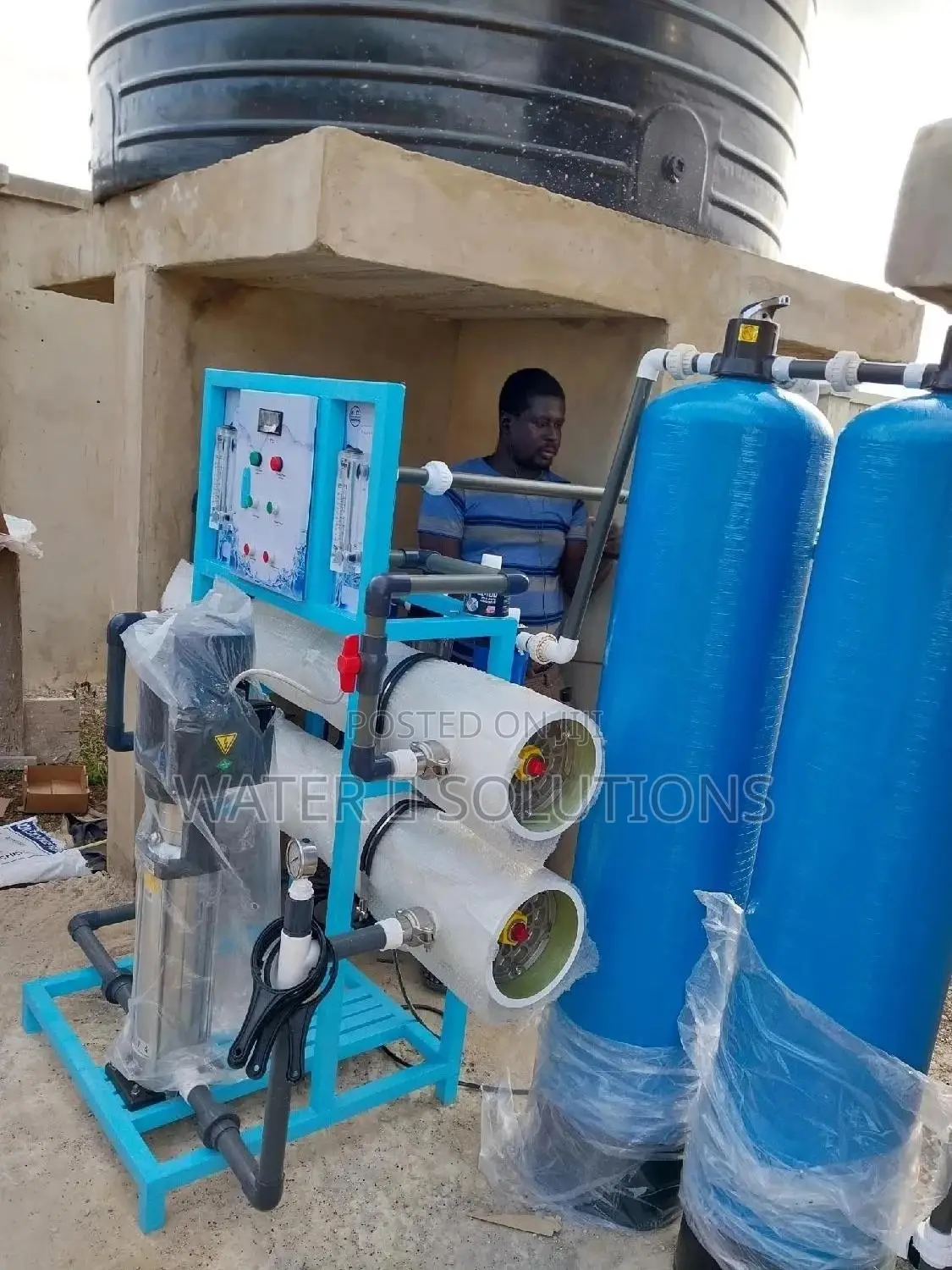 Salt Water Treatment Machine