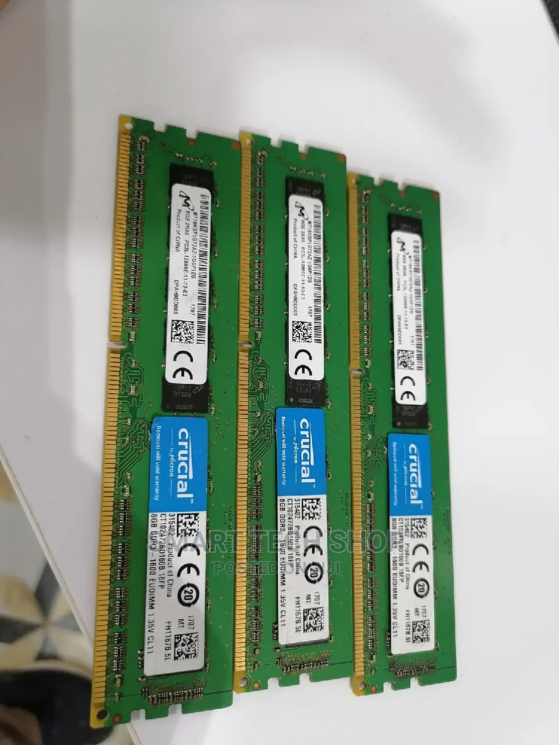 8gb DDR3 PC3L Ram for Serveer EUDIMM