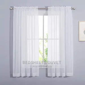 White Voile Curtains