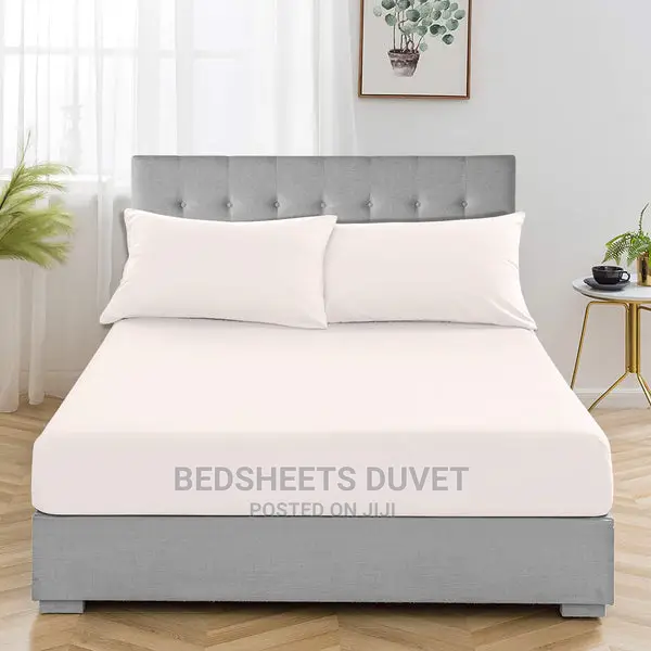 White Fitted Sheet Set