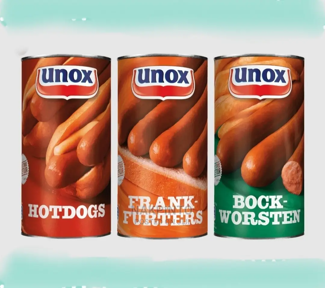 Tuna, Mackerel Fillets, Sardines, Corned Beef, Hotdog, Knaks