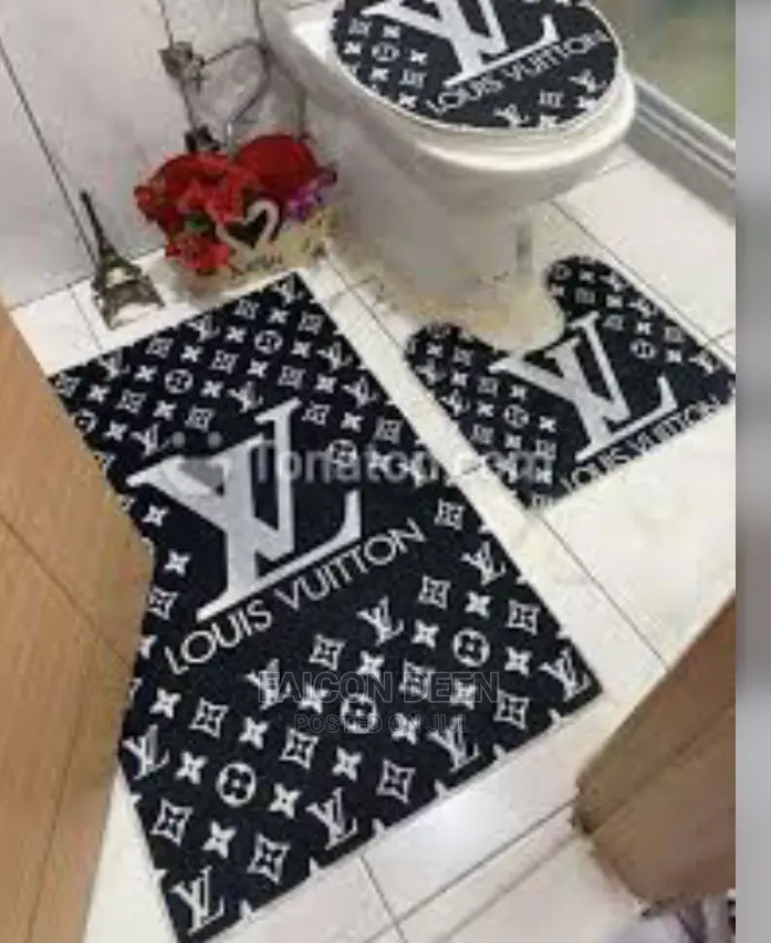 Luxurious Bathroom Toilet Set Mat( in Diff Designs
