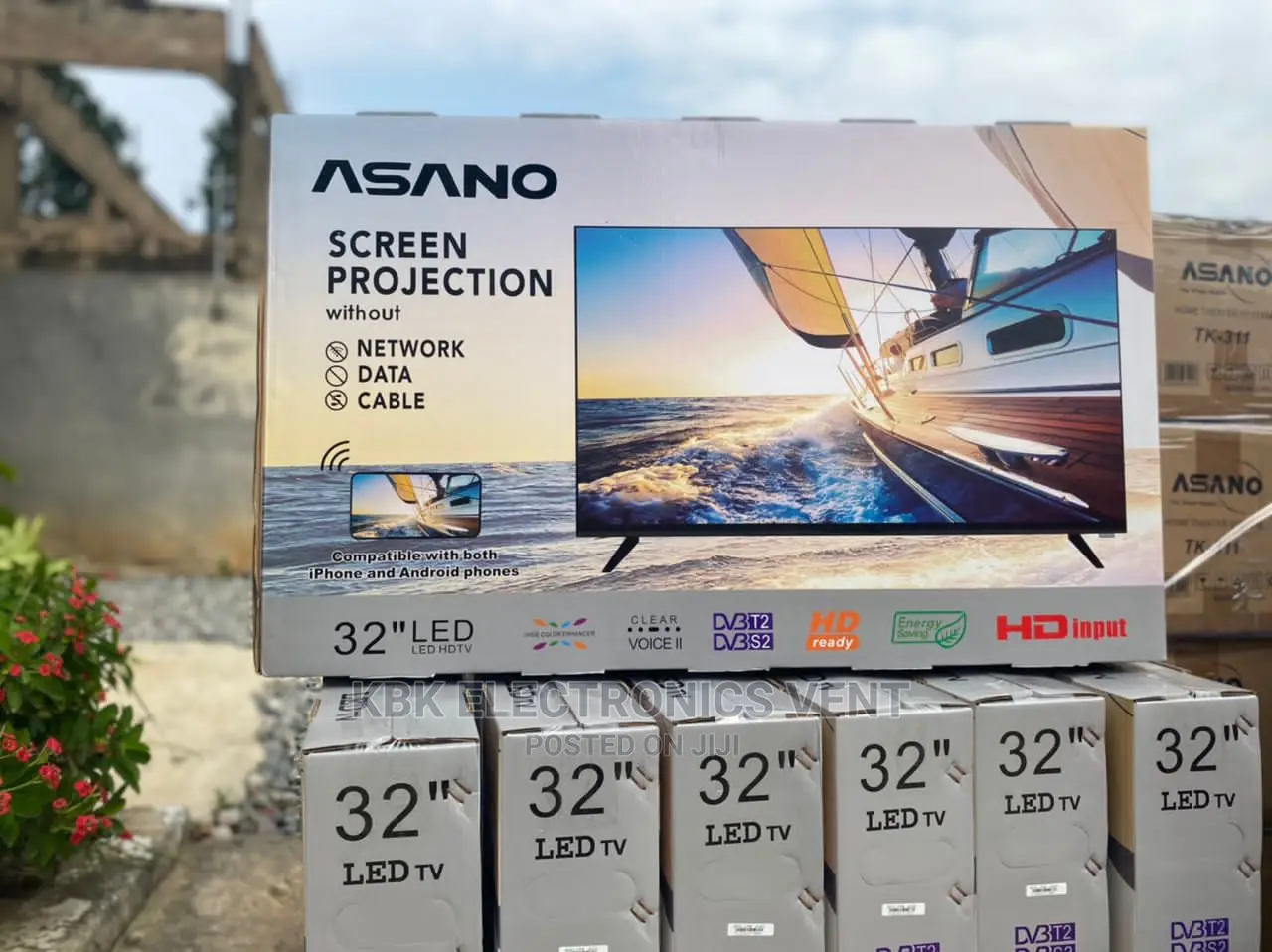 Asano 32 Flameless Miracast Satellite Led Tv