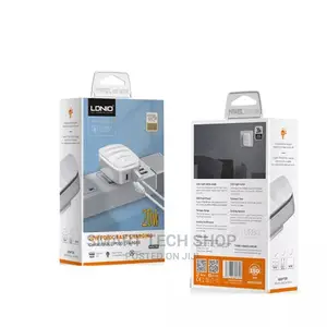 LDNIO Wall Charger LED Lamp 20W PD USB Fast Charge iPhone 13