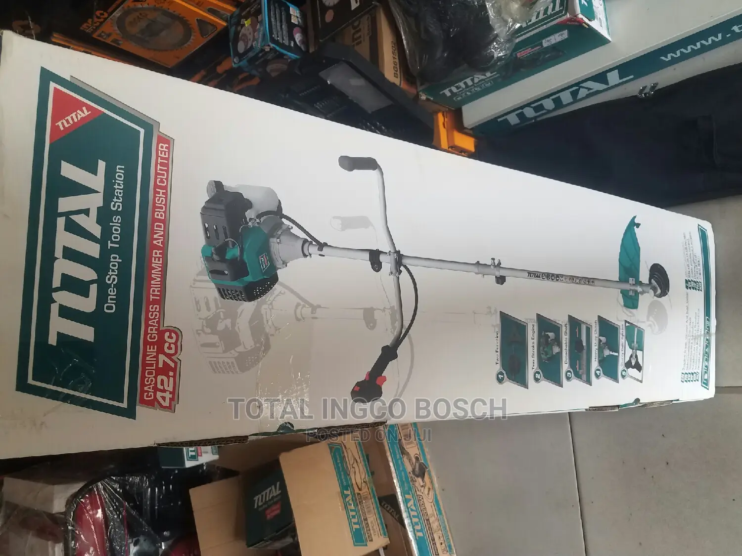Total Grass Trimmer and Bush Cutter (42.7cc)