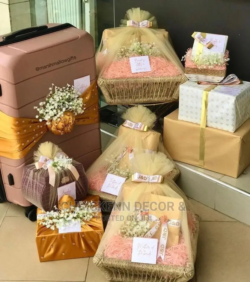 Wrapping of Dowry or Engagement Items