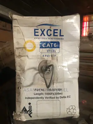 Excel Cat6 Utp External Grey Sheath Data Cable
