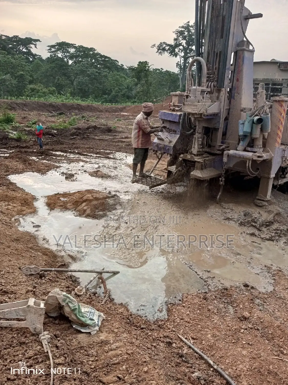 Drilling And Borehole Service, Quality Blue Pipes And Pump.