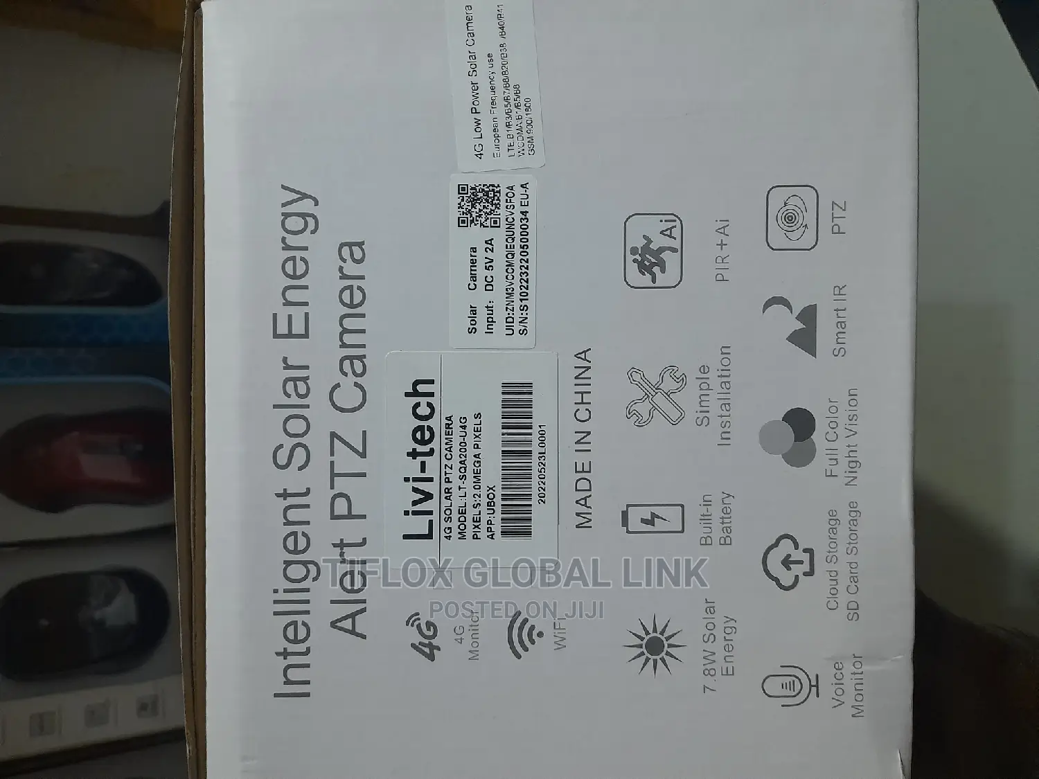 Intelligent Wifi Solar Alert PTZ Camera