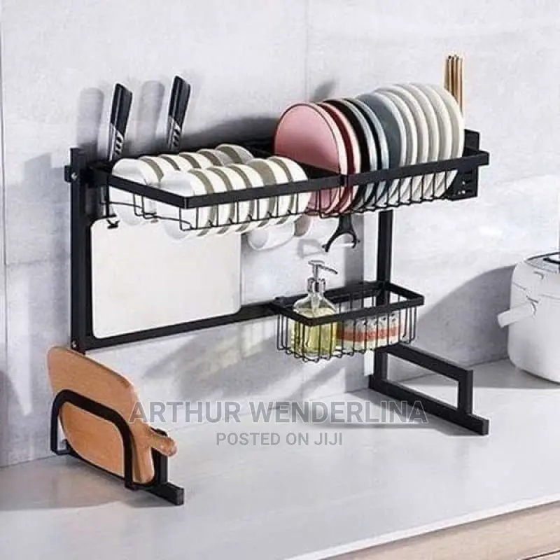 Stainless Dish Drainer Over the Sink Drying Rack