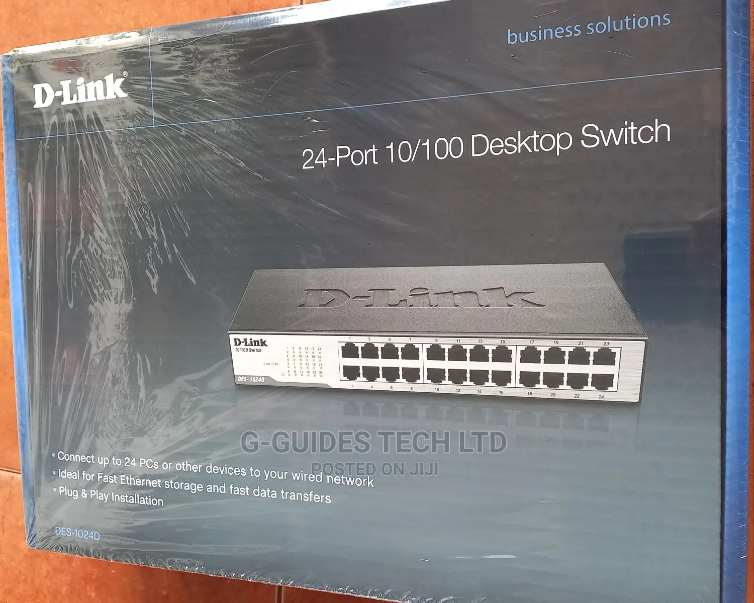 24-Port D-Link Switch Rack-Mount, D-Link 24-Port Switch