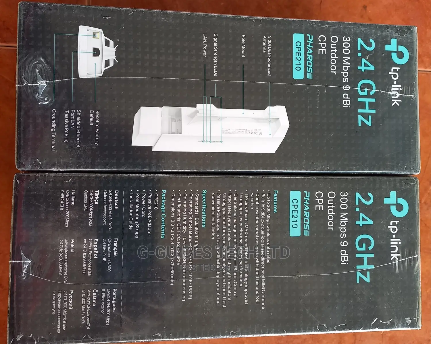 Tp-Link 2.4ghz 300mbs 9dbi Outdoor Cpe Access Point Cpe210