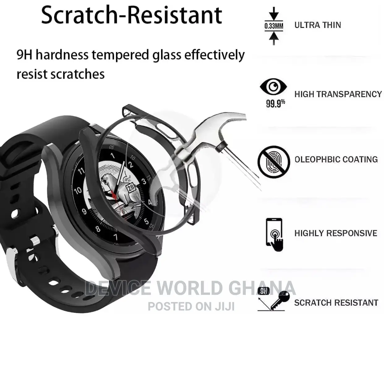 360 Protection Case Samsung Watch 7 6 5 5pro 4 Fe