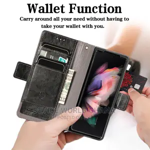 Caseneo Leather Flip Case Samsung Z Fold 3