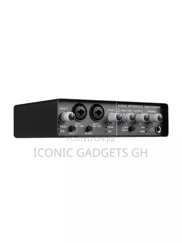 Brand New BMG-22 Portable 24bit Audio Interface Sound Card